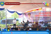 BUPATI DAN WAKIL BUPATI OKU SELATAN SILATURAHMI SEKALIGUS DIALOG AUDIENSI BERSAMA WARGA DESA SIDORAHAYU KECAMATAN BUAY PEMACA