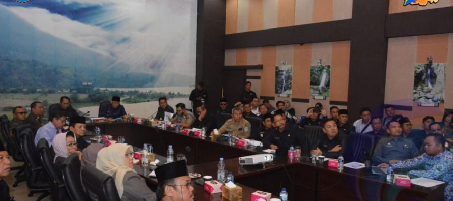 BUPATI HADIRI RAPAT PEMANTAPAN EVENT INTERNASIONAL SRIWIJAYA GRAN FONDO TAHUN 2019 DI KABUPATEN OKU SELATAN