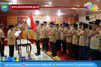 PELANTIKAN KAMABICAB DAN KWARCAB PRAMUKA OKU SELATAN, POPO ALI M.,B.COM KETUA MABICAB GERAKAN PRAMUKA OKU SELATAN MASA BAKTI 2019-2024