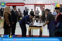 TIGA PIMPINAN DPRD KABUPATEN OKU SELATAN RESMI DILANTIK, HERI MARTADINATA KETUA DPRD PERIODE 2019-2024