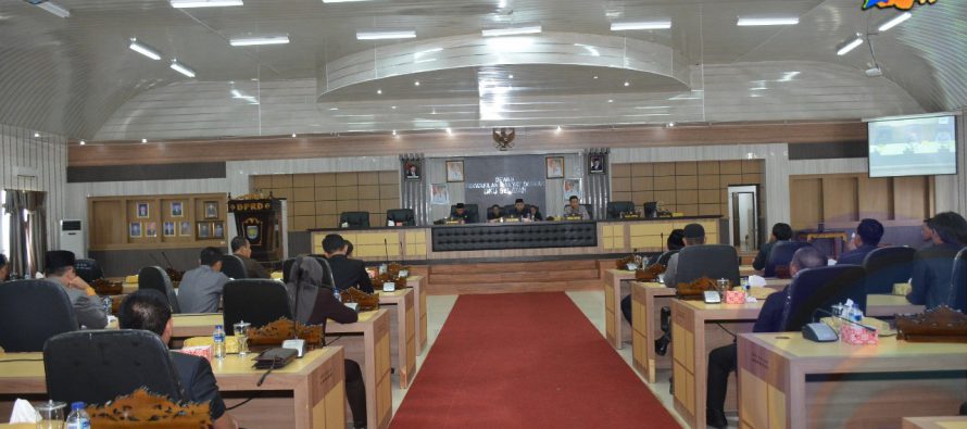 DPRD KABUPATEN OKU SELATAN GELAR PARIPURNA DALAM RANGKA PENGESAHAN ALAT KELENGKAPAN  DPRD MASA JABATAN 2019-2021