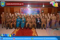 PENGUKUHAN DUTA CEGAH STUNTING OLEH ASISTEN I, ISYANA LONETASARI POPO SEBAGAI DUTA CEGAH STUNTING KABUPATEN OKU SELATAN