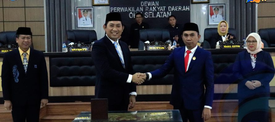 BUPATI DAN KETUA DPRD KABUPATEN OKU SELATAN TANDATANGANI NOTA KESEPAKATAN BERSAMA, SIDANG PARIPURNA DALAM RANGKA PEMBAHASAN RKU DAN PPAS APBD TAHUN 2020 RESMI DITUTUP