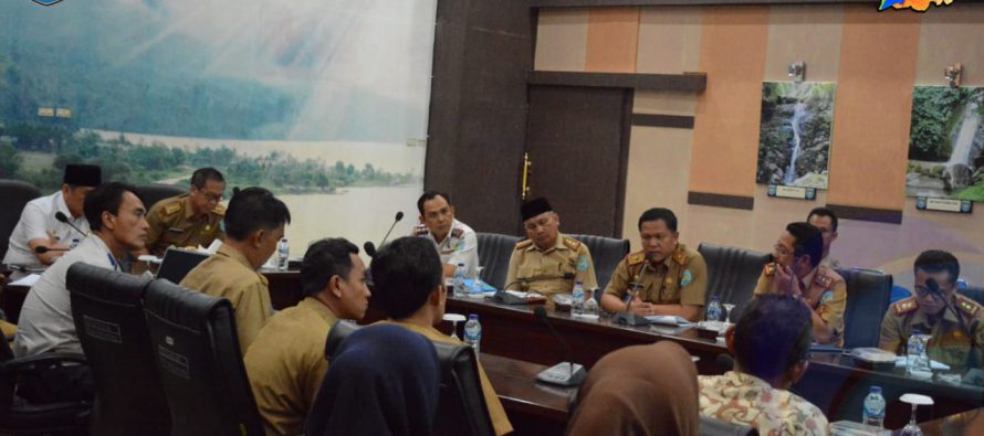WAKIL BUPATI OKU SELAYAN HADIRI PERSENTASI LAPORAN ANTARA RTT SISI DARAT BANDAR UDARA BANDING AGUNG OLEH KONSULTAN PT DHIKA ARCHITAMA