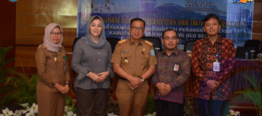 MEWAKILI BUPATI OKU SELATAN SEKRETARIS DAERAH MEMBUKA SECARA LANGSUNG SOSIALISASI LOMBA KRENOVA