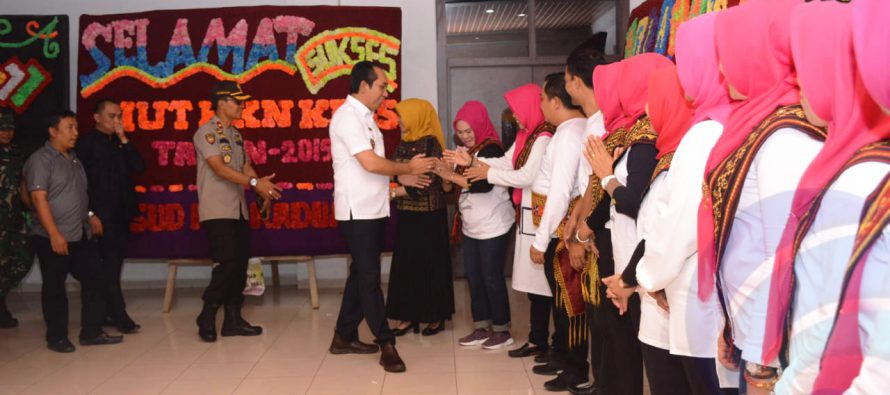 BUPATI OKU SELATAN BUKA DEKLARASI STOP BUANG AIR BESAR SEMBARANGAN DALAM RANGKA PERINGATAN HKN KE-55 TAHUN 2019