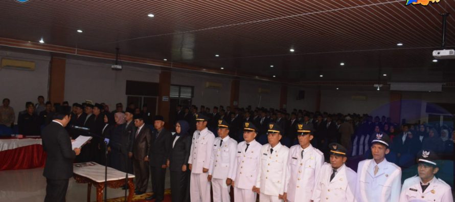 BUPATI OKU SELATAN LANTIK 236 PEJABAT PIMPINAN TINGGI PRATAMA, ADMINISTRATOR DAN PENGAWAS DI LINGKUNGAN PEMKAB OKU SELATAN