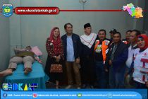 PEDULI SESAMA, PMI OKU SELATAN MEMBUKA STAND DONOR DARAH DALAM RANGKA HUT OKU SELATAN