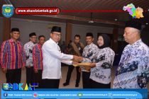 SEKRETARIS DAERAH KABUPATEN OKU SELATAN MENGHADIRI PERESMIAN DAN PEMBAGIAN SURAT KEPUTUSAN (SK) PENGANGKATAN DAN PEMBERHENTIAN KOORDINATOR WILAYAH BIDANG PENDIDIKAN,  KEPALA SEKOLAH DAN PELAKSANAAN TUGAS KEPALA SEKOLAH