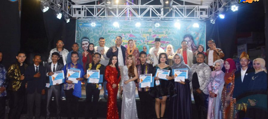 BUPATI DAN WAKIL BUPATI HADIRI MALAM GRAND FINAL KONTES DANGDUT DI KABUPATEN OKU SELATAN