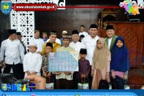 BUPATI OKU SELATAN HADIRI TABLIGH AKBAR DALAM RANGKA MENINGKATKAN KETAKWAAN DI MASJID AGUNG AL MUHTADIN BERSAMA PENCERAMAH USTADZ MAULANA