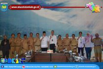 WAKIL BUPATI OKU SELATAN AUDIENSI BERSAMA KEPALA BALAI PRASARANA WILAYAH SUMATERA SELATAN DALAM RANGKA PENYAMPAIAN TUGAS POKOK DAN FUNGSI PROGRAM KEGIATAN BPWSS DI KABUPATEN OKU SELATAN