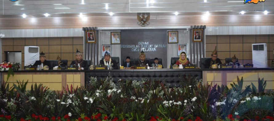 HERMAN DERU HADIRI SIDANG PARIPURNA ISTIMEWA 1 DPRD KABUPATEN OKU SELATAN DALAM RANGKA HUT KE-16 KABUPATEN OKU SELATAN