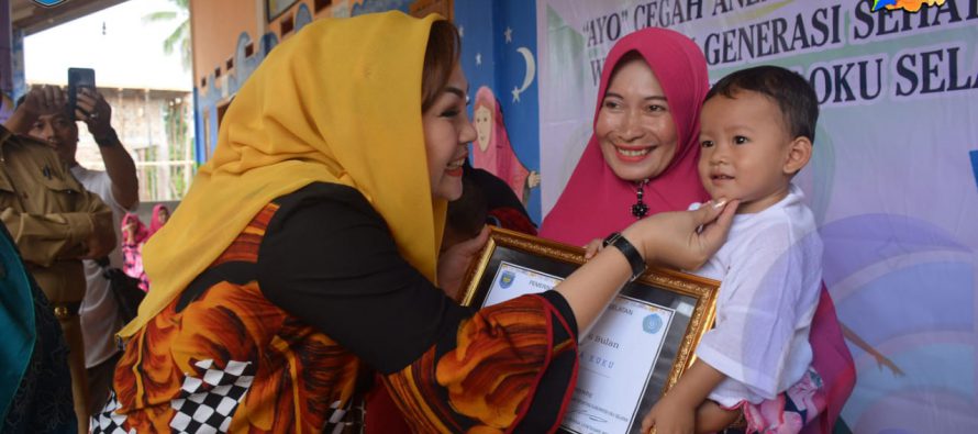 PERINGATAN HARI GIZI NASIONAL KE-60, DUTA STUNTING OKU SELATAN ISYANA LONITASARI POPO AJAK PARA GENERASI MILENIAL SADAR GIZI