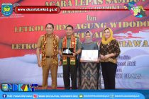 BUPATI DAN WAKIL BUPATI OKU SELATAN HADIRI ACARA PISAH SAMBUT DANDIM O403 OKU YANG DIGELAR OLEH PEMKAB OKU SELATAN