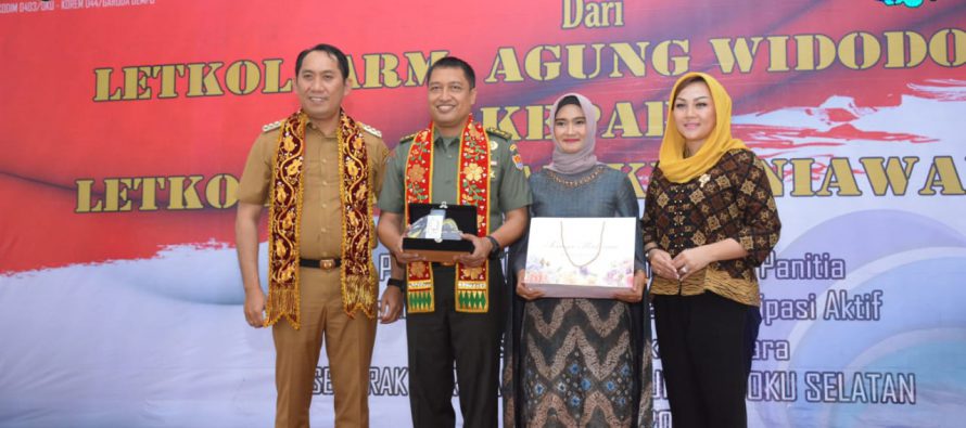 BUPATI DAN WAKIL BUPATI OKU SELATAN HADIRI ACARA PISAH SAMBUT DANDIM O403 OKU YANG DIGELAR OLEH PEMKAB OKU SELATAN