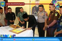 BUPATI OKU SELATAN HADIR DAN TANDA TANGANI DUKUNGAN PENCANANGAN PEMBANGUNAN ZONA INTEGRITAS MENUJU WILAYAH BEBAS KORUPSI DI AULA MAPOLRES OKU SELATAN