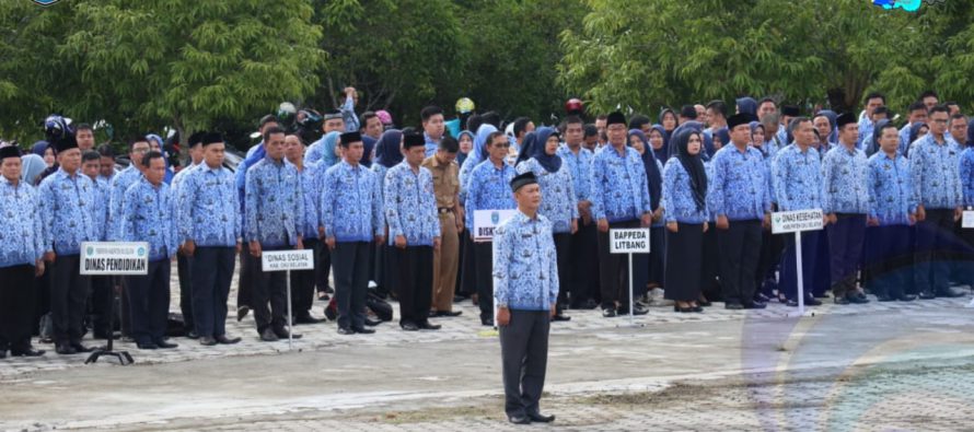PEMKAB OKU SELATAN GELAR UPACARA HARI KESADARAN NASIONAL (HKN) BULAN FEBRUARI  TAHUN 2020
