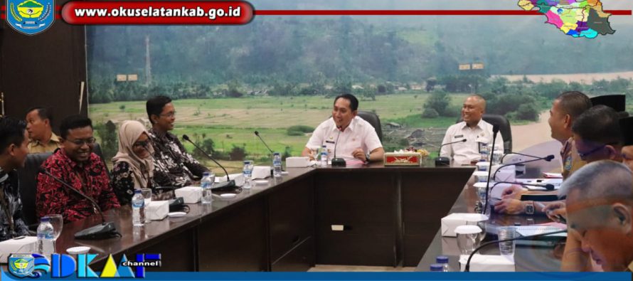 BUPATI OKU SELATAN PIMPIN RAPAT EXIT BRIEFING BERSAMA BPK RI PERWAKILAN SUMSEL TERKAIT LKPD TA 2019