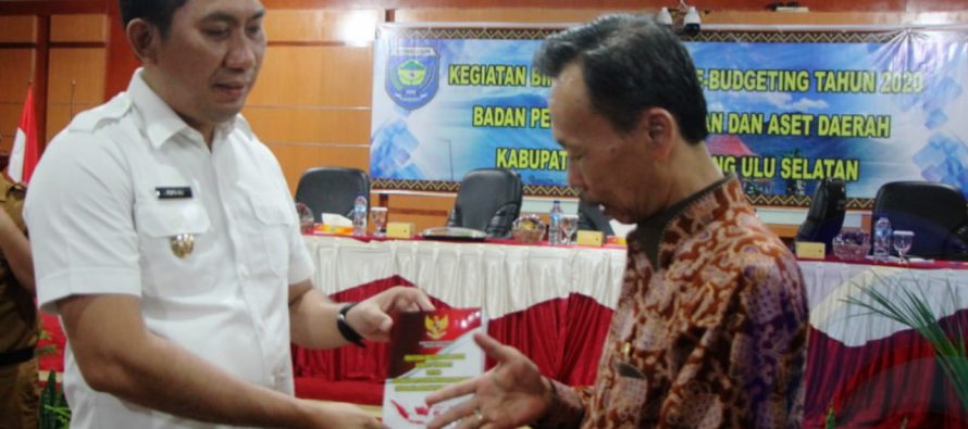 BUPATI OKU SELATAN HADIRI ACARA BIMBINGAN TEKNIS E-BUDGETING TAHUN ANGGARAN 2020
