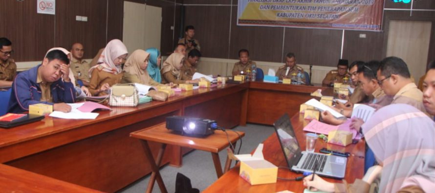 ASISTEN II BIDANG EKONOMI DAN PEMBANGUNAN PIMPIN RAPAT LAPORAN PERTANGGUNG JAWABAN (LKPJ) KABUPATEN OKU SELATAN AKHIR TAHUN ANGGARAN 2019