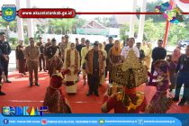 BUPATI OKU SELATAN  SAMBUT LANGSUNG KUNJUNGAN KERJA KEPALA KEJAKSAAN TINGGI SUMATERA SELATAN DALAM RANGKA PERSIAPAN PEMBANGUNAN ZONA INTEGRITAS WBK DAN WBBM DI KEJAKSAAN NEGERI OKU SELATAN