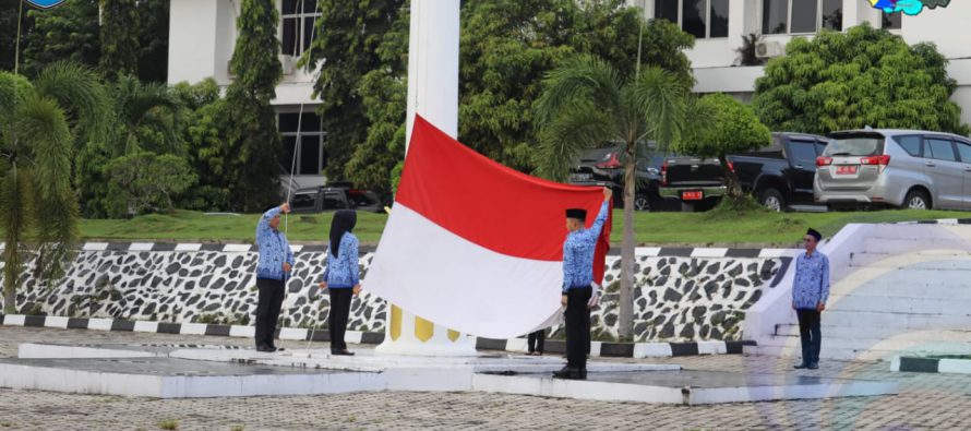 PEMKAB OKU SELATAN GELAR UPACARA HARI KESADARAN NASIONAL (HKN) BULAN MARET TAHUN 2020