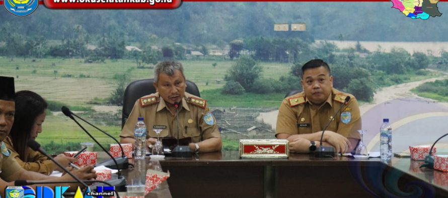 BAPEDA LITBANG GELAR RAPAT FORUM KONSULTASI PUBLIK PERANGKAT DAERAH RANCANGAN RKPD KABUPATEN OKU SELATAN TAHUN 2021