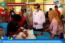 PEMERINTAH KABUPATEN OKU SELATAN KUNJUNGI KORBAN KEBAKARAN YANG TERJADI DI TALANG MUARO BULUH, DESA ULU DANAU KECAMATAN SINDANG DANAU