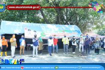 TIM POSKO TERPADU GUGUS TUGAS PERCEPATAN PENANGANANAN COVID 19 LAKSANAKAN SOSIALISASI, PEMBAGIAN MASKER DAN PEMBERIAN VITAMIN KEPADA MASYARAKAT YANG ODP (ORANG DALAM PEMANTAUAN) DIKECAMATAN MUARADUA KABUPATEN OKU SELATAN