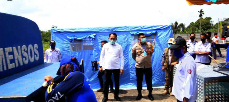 PEMERINTAH OKU SELATAN TELAH PERSIAPKAN RUMAH SEHAT SEBAGAI AREA PENANGANAN ODP DI KAWASAN ASRAMA HAJI OKU SELATAN DALAM ANTISIPASI LONJAKAN PEMUDIK DARI LUAR DAERAH DALAM UPAYA PENANGULANGAN COVID-19