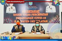 INFORMASIKAN PERKEMBANGAN COVID-19 DI OKU SELATAN, GUGUS TUGAS PERCEPATAN PENANGANAN COVID-19 KABUPATEN OKU SELATAN GELAR PRESS RELEASE KEDUA