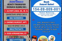 GUGUS TUGAS PERCEPATAN PENANGANAN COVID-19 OKU SELATAN MEMBUKA DONASI UNTUK MEMBANTU PENANGGULANGAN DAMPAK COVID-19 DI KABUPATEN OKU SELATAN