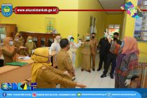 SUPORT TENAGA MEDIS LAWAN COVID-19, KETUA TP PKK KABUPATEN OKU SELATAN SAMBANGI LANGSUNG RSUD MUARADUA