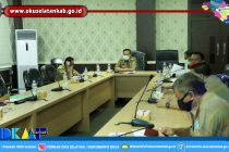 PEMERINTAH KABUPATEN OKU SELATAN GELAR RAPAT KOORDINASI TENTANG PEMANGKASAN ANGGARAN TAHUN 2020  DALAM UPAYA PENANGGULANGAN COVID-19