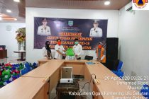 GUGUS TUGAS PERCEPATAN PENANGANAN COVID-19 KAB OKU SELATAN SERAHKAN BANTUAN 500 PAKET SEMBAKO KEPADA DINAS PENDIDIKAN KAB OKU SELATAN, SUMBER DANA DARI PARTISIPASI DONASI  PENANGGULANGAN DAMPAK COVID -19  KAB OKU SELATAN