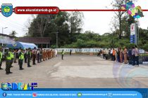 BUPATI DAN WAKIL BUPATI OKU SELATAN MELAKUKAN KEGIATAN APEL GABUNGAN DI POSKO GUGUS TUGAS DI WILAYAH KECAMATAN SIMPANG DAN WARKUK RANAU SELATAN