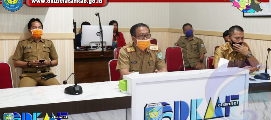 SEKERTARIS DAERAH HADIRI RAPAT KOORDINASI PROGRAM PERCEPATAN PENANGANAN COVID-19 DIWILAYAH PROVINSI SUMATERA SELATAN DENGAN TOPIK REFOCUSSING, REALOKASI ANGGARAN, PJB DAN BANTUAN SOSIAL