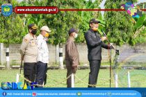 BUPATI OKU SELATAN BERSAMA KAPOLRES OKU SELATAN HADIRI APEL BAKTI SOSIAL PEDULI COVID-19