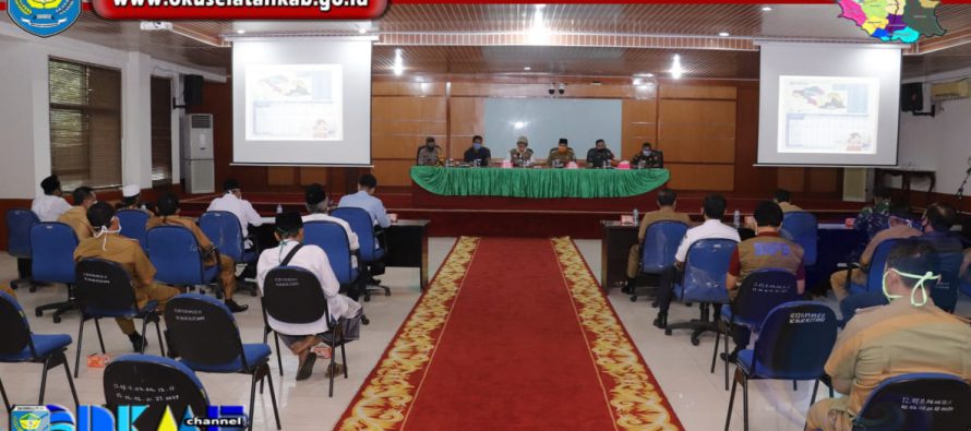 BUPATI DAN WAKIL BUPATI OKU SELATAN GELAR RAPAT KOORDINASI PENANGANAN COVID-19 UNTUK PERSIAPAN NEW NORMAL ATAU TATANAN HIDUP BARU DI KABUPATEN OKU SELATAN