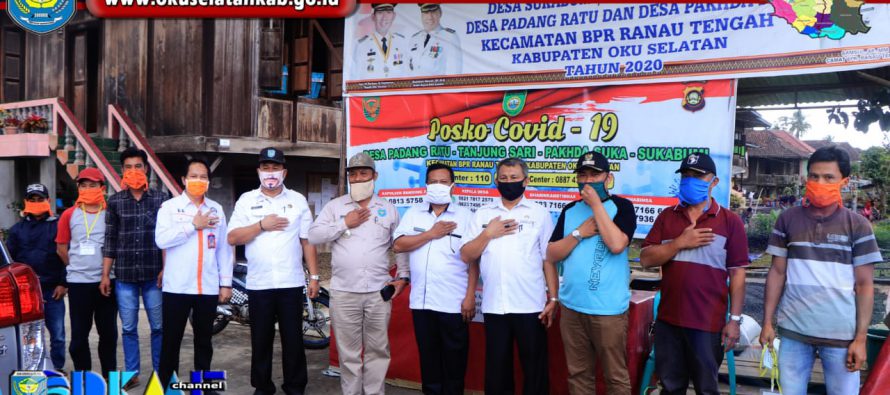 PEMERINTAH KABUPATEN OKU SELATAN GELAR KEGIATAN PENYEMPROTAN DISINFEKTAN DI PASAR TRADISIONAL KECAMATAN BPRRT