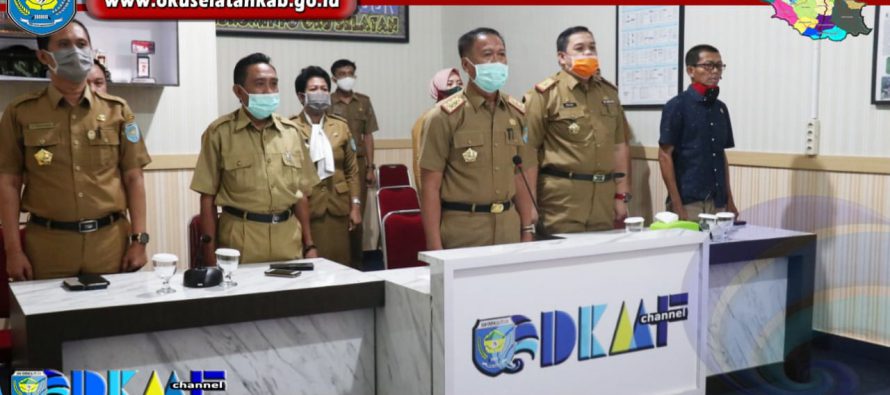 SEKRETARIS DAERAH HADIRI RAPAT EVALUASI TERKAIT PENGELOLAAN ASET DAERAH DAN PEMBERANTASAN KORUPSI TERINTEGRASI BERSAMA GUBERNUR SUM-SEL
