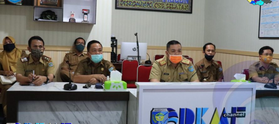 PEMKAB OKU SELATAN IKUTI WEBINAR PENGEMBANGAN KAPASITAS PENGELOLAAN SUMBER DAYA AIR DALAM MENDUKUNG KETAHANAN PANGAN YANG DISELENGGARAKAN OLEH KEMENDAGRI