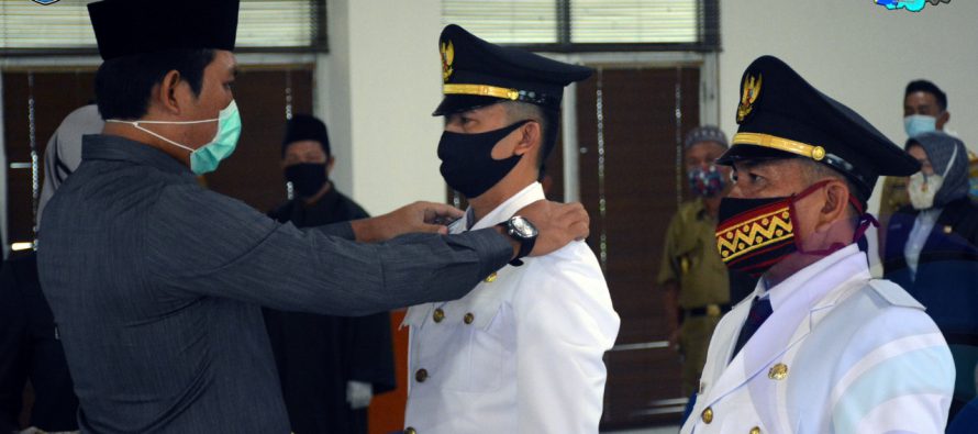BUPATI OKU SELATAN RESMI MELANTIK CAMAT SINDANG DANAU DAN CAMAT BANDING AGUNG