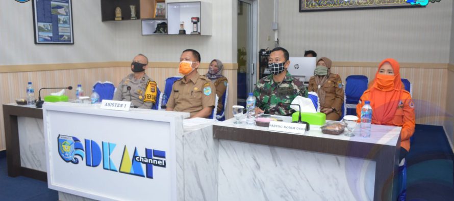 PEMKAB OKU SELATAN IKUTI RAKORSUS SECARA VIRTUAL, BAHAS PELAKSANAAN INSTRUKSI PRESIDEN NOMOR 6 TAHUN 2020
