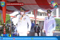 PENUH HIKMAT, PEMKAB OKU SELATAN GELAR UPACARA  BENDERA PERINGATAN KE 75 TAHUN HARI PROKLAMASI KEMERDEKAAN RI TAHUN 2020