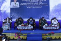 Gubernur Sumatera Selatan, H. Herman Deru Lakukan Kunjungan Kerja Ke OKU Selatan dan Bersilaturahmi dengan Masyarakat Desa Lubar Kec. Simpang dengan Membawa “Dana Pembangunan” 100M