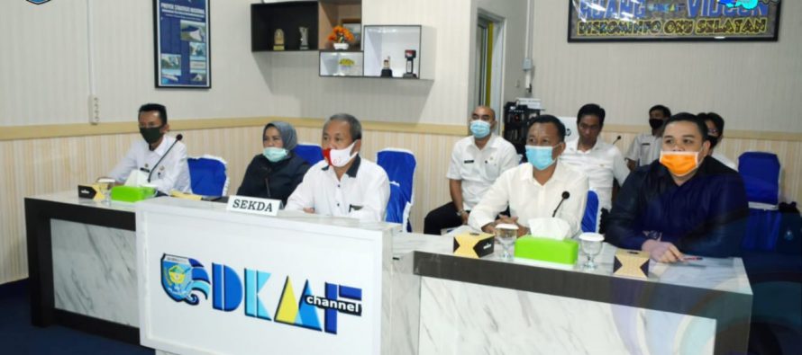 PEMERINTAH KABUPATEN OKU SELATAN IKUTI RAKOR TERKAIT AKSI NASIONAL PENCEGAHAN KORUPSI SECARA VIRTUAL