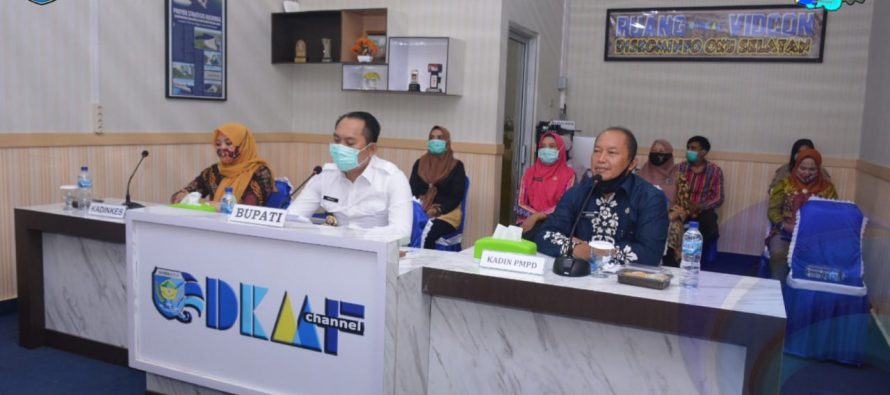 BUPATI OKU SELATAN HADIRI WEBINAR DALAM RANGKA PENURUNAN ANGKA STUNTING DI OKU SELATAN TAHUN 2020