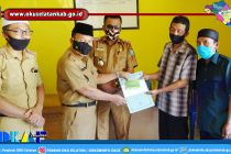 PEMERINTAH KABUPATEN OKU SELATAN SERAHKAN BANTUAN DANA HIBAH PEMBANGUNAN MASJID DI TIGA DESA